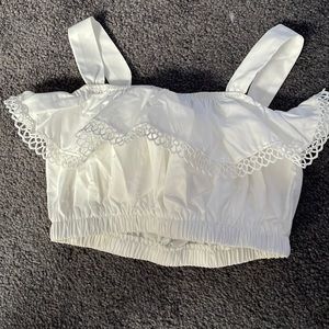 Beautiful white crop top